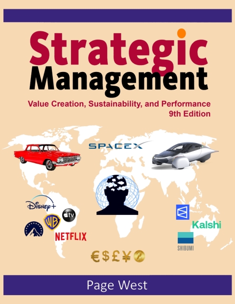 Cover image for book Strategic Management: Value Creation, Sustainability, and Performance