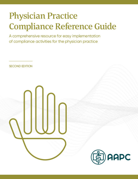 Cover image for book Physician Practice Compliance Reference Guide