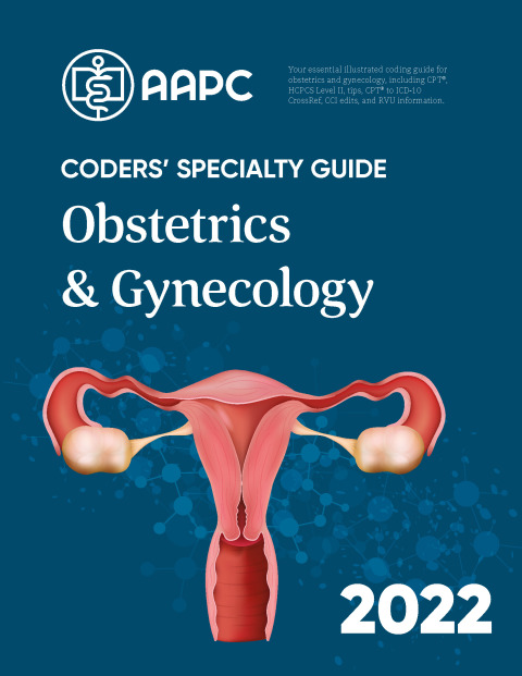 Cover image for book Coders' Specialty Guide 2022: Obstetrics & Gynecology