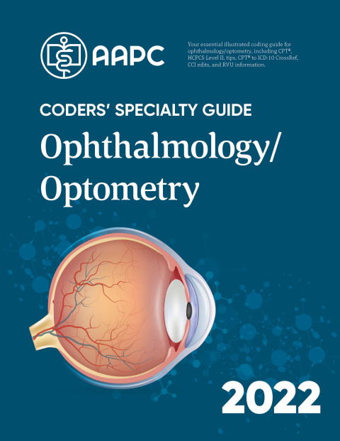 Cover image for book Coders' Specialty Guide 2022: Ophthalmology/Optometry