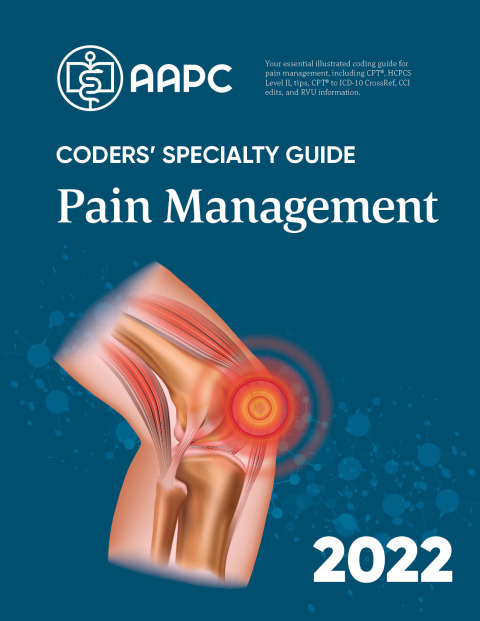 Cover image for book Coders' Specialty Guide 2022: Pain Management