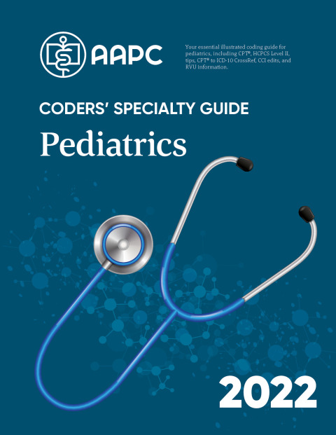Cover image for book Coders' Specialty Guide 2022: Pediatrics