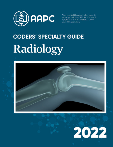 Cover image for book Coders' Specialty Guide 2022: Radiology
