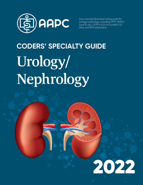 Cover image for book Coders' Specialty Guide 2022: Urology/Nephrology