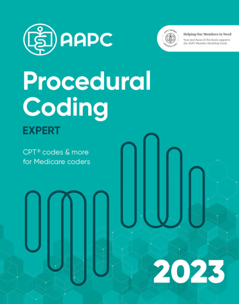 Cover image for book 2023 Procedural Coding Expert