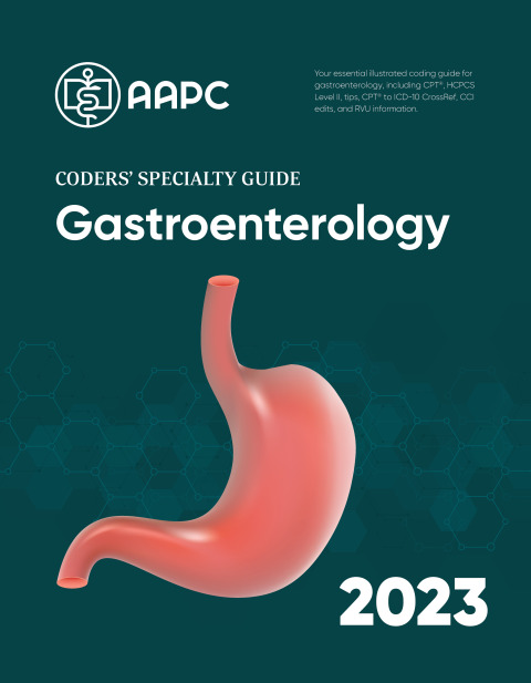 Cover image for book Coders' Specialty Guide 2023: Gastroenterology