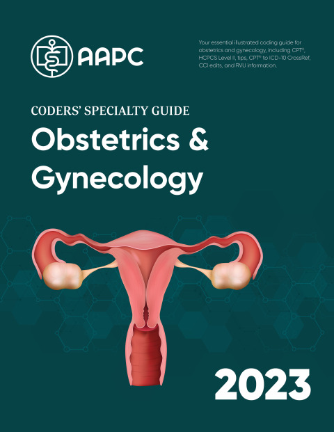 Cover image for book Coders' Specialty Guide 2023: Obstetrics & Gynecology