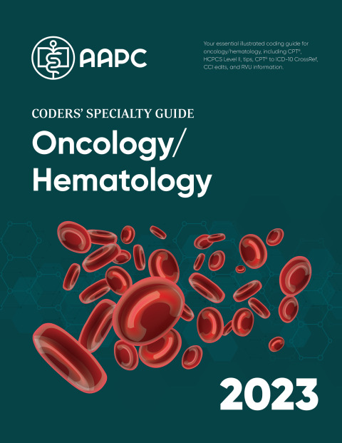 Cover image for book Coders' Specialty Guide 2023: Oncology/ Hematology