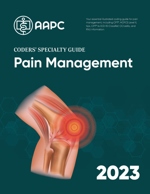 Cover image for book Coders' Specialty Guide 2023: Pain Management