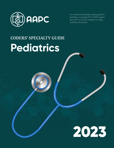 Cover image for book Coders' Specialty Guide 2023: Pediatrics