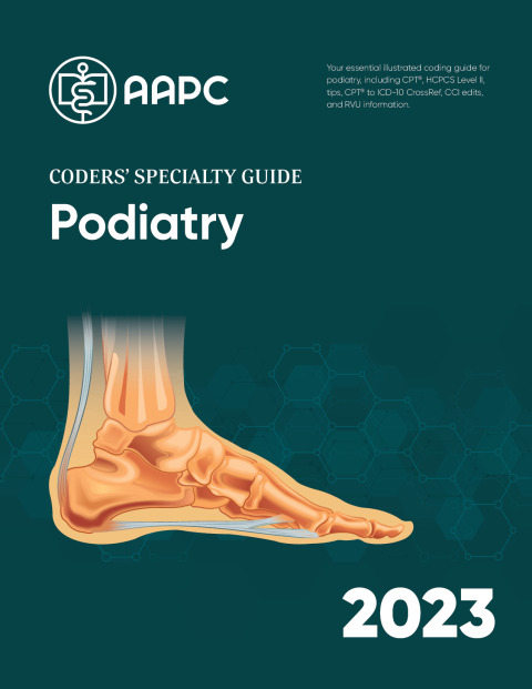 Cover image for book Coders' Specialty Guide 2023: Podiatry