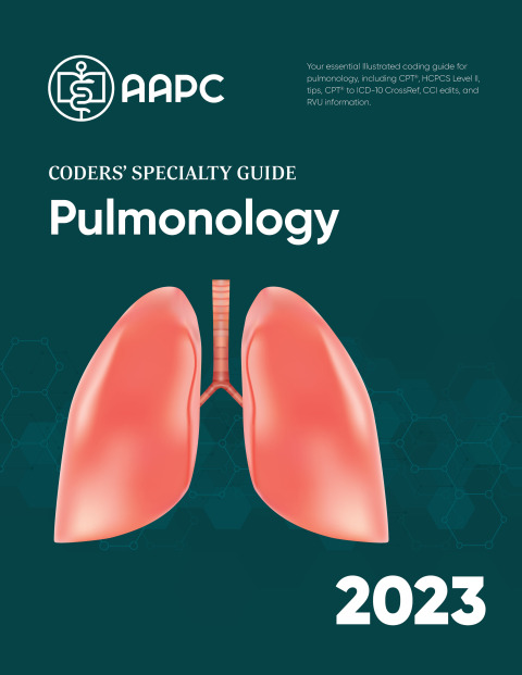 Cover image for book Coders' Specialty Guide 2023: Pulmonology