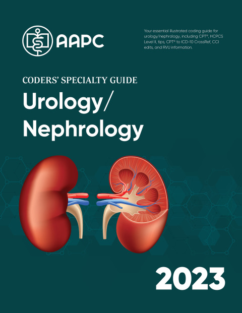 Cover image for book Coders' Specialty Guide 2023: Urology/Nephrology