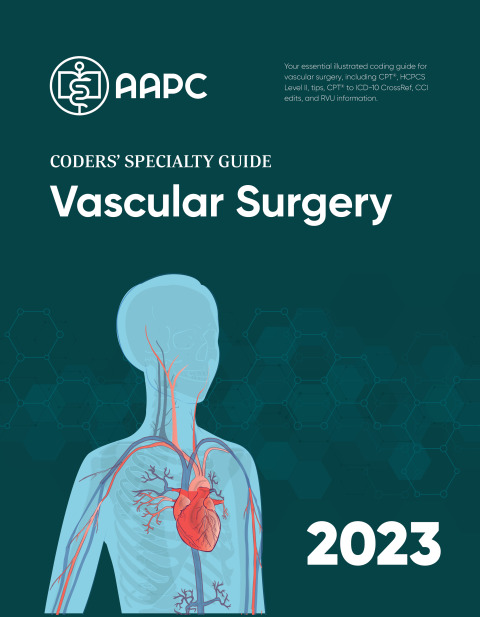 Cover image for book Coders' Specialty Guide 2023: Vascular Surgery