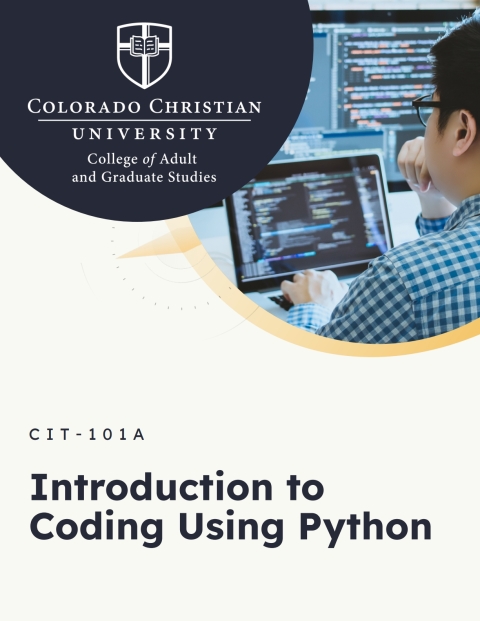 Cover image for book Colorado Christian University - Introduction to Coding Using Python