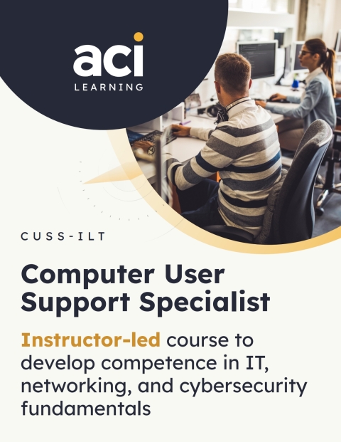 Cover image for book Computer User Support Specialist: Instructor-Led Certification Training Program