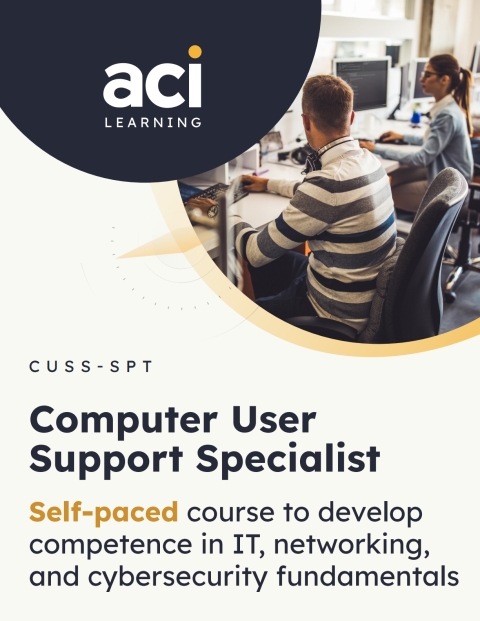 Cover image for book Computer User Support Specialist: Self-Paced Certification Training Program