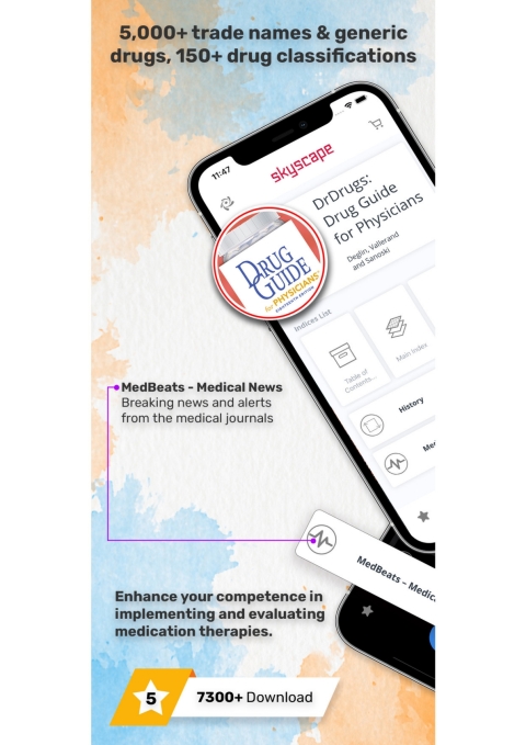 Cover image for book DrDrugs®: Drug Guide for Physicians, Mobile App