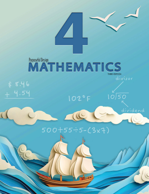 Cover image for book Math: Grade 4, Student Textbook