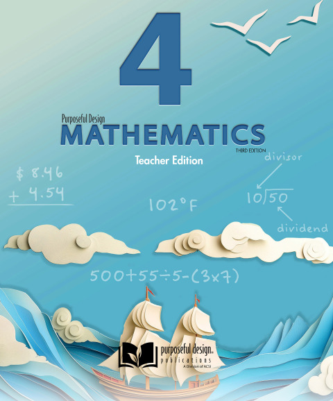 Cover image for book Math: Grade 4, Teacher Textbook