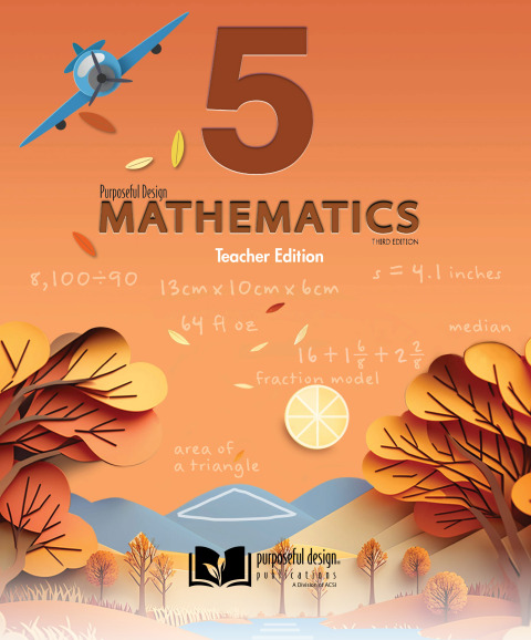 Cover image for book Math: Grade 5, Teacher Textbook