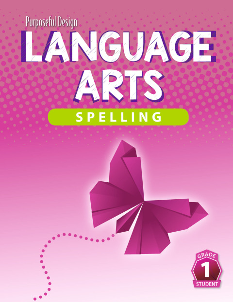 Cover image for book Language Arts: Grade 1, Spelling Student Textbook