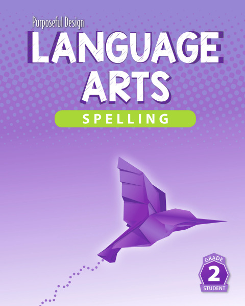Cover image for book Language Arts: Grade 2, Spelling Student Textbook