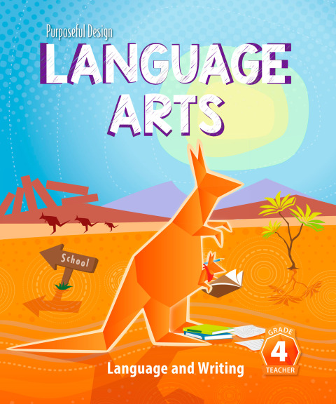 Cover image for book Language Arts: Grade 4, Language and Writing, Teacher Textbook
