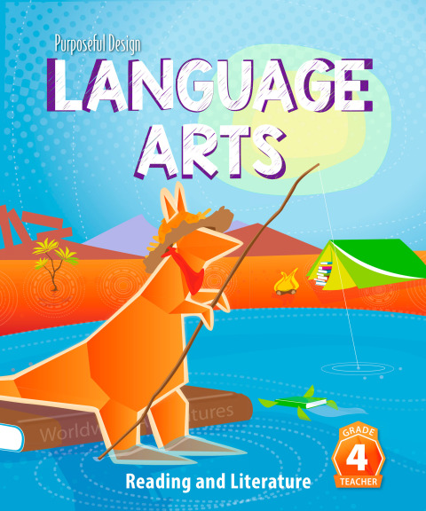 Cover image for book Language Arts: Grade 4, Reading and Literature, Teacher Textbook