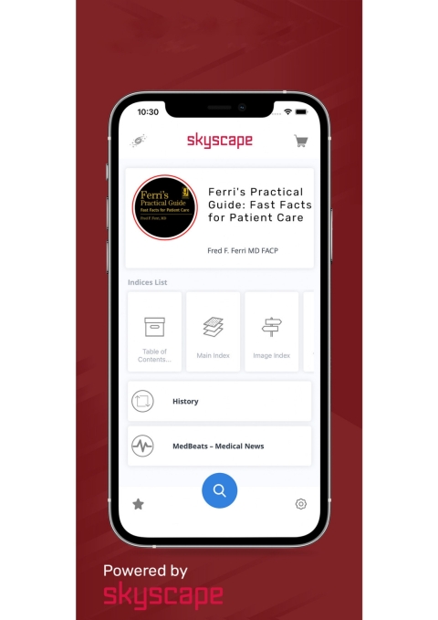 Cover image for book Ferri's Practical Guide: Fast Facts for Patient Care, Mobile App