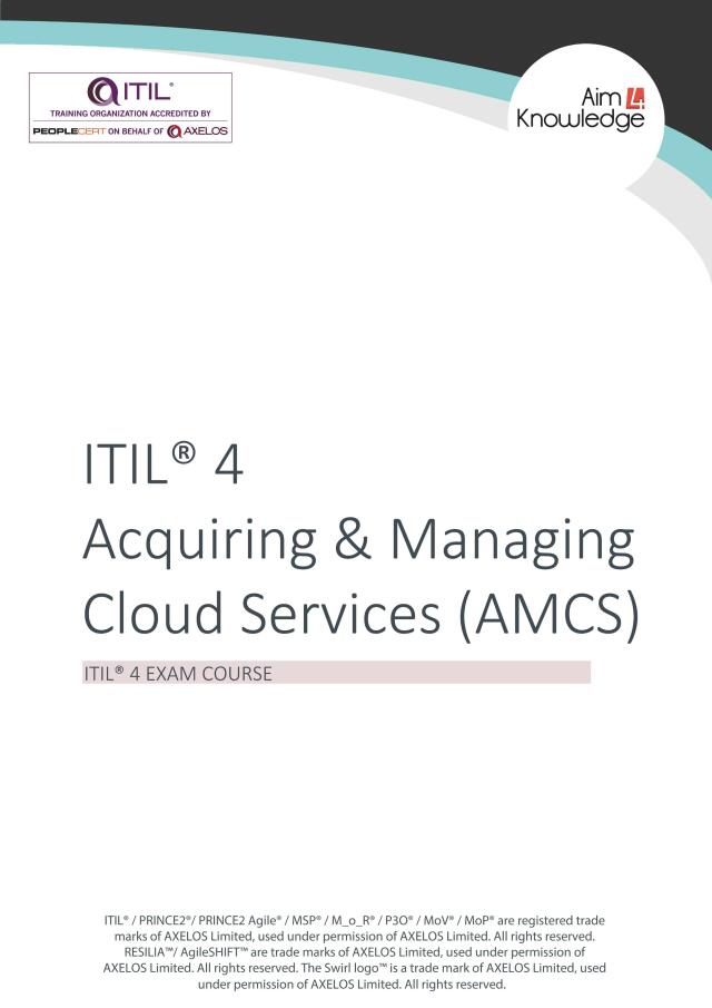 ITIL 4: Acquiring and Managing Cloud Services (AMCS)