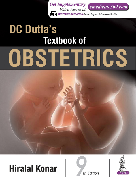 Cover image for book DC Dutta's Textbook of Obstetrics