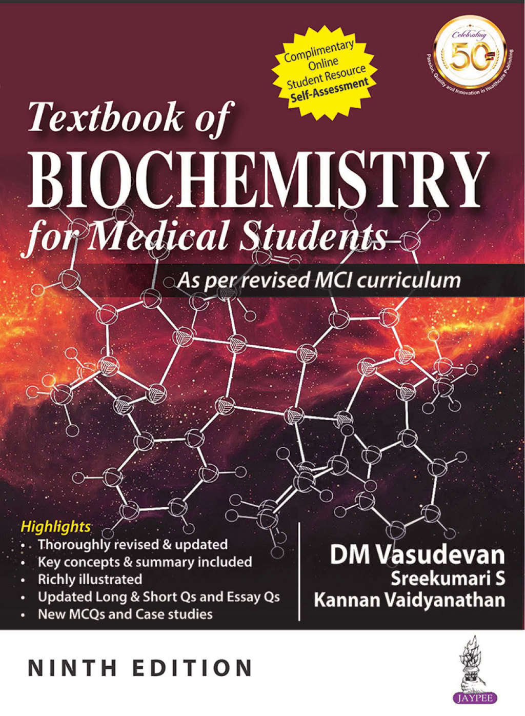 ISBN 9789389034981 Textbook of Biochemistry for Medical Students