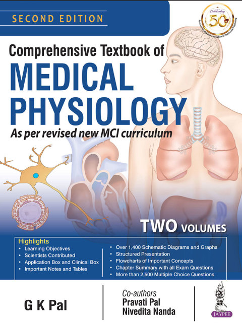 Cover image for book Comprehensive Textbook of Medical Physiology  2 Vols