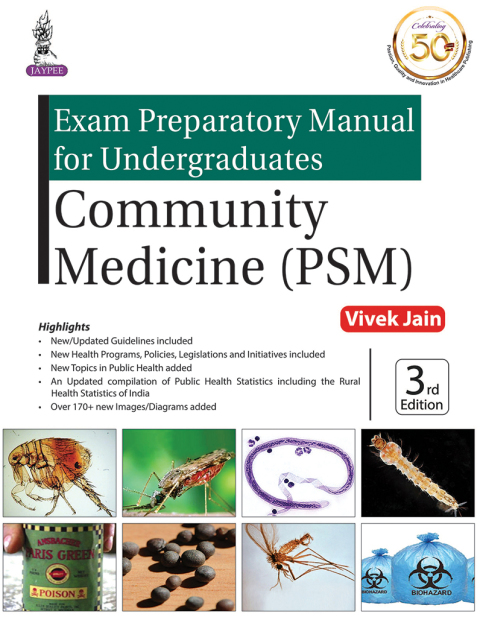 Cover image for book Exam Preparatory Manual for Undergraduates Community Medicine (PSM)