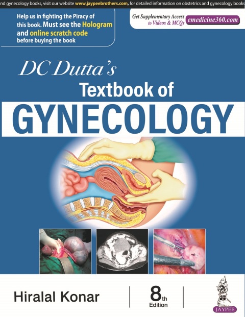 Cover image for book Dc Dutta's Textbook of Gynecology