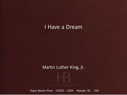 [1825 days] I Have a Dream