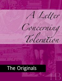 Cover image: A Letter Concerning Toleration