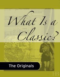 Cover image: What Is a Classic?