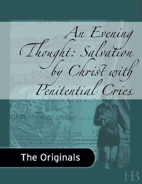 [1825 days] An Evening Thought: Salvation by Christ with Penitential Cries