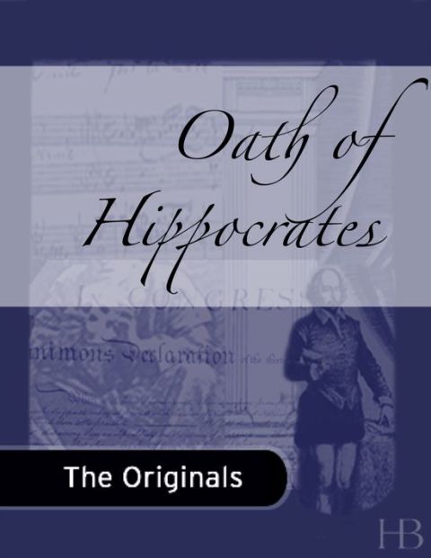 [1825 days] Oath of Hippocrates
