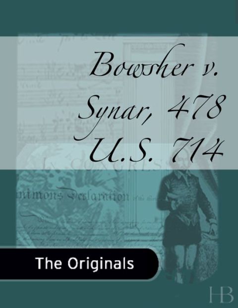 [1825 days] Bowsher v. Synar, 478 U.S. 714
