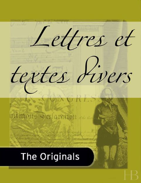 [1825 days] Lettres et Textes Divers