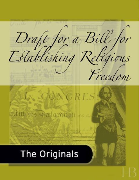 [1825 days] Draft for a Bill for Establishing Religious Freedom