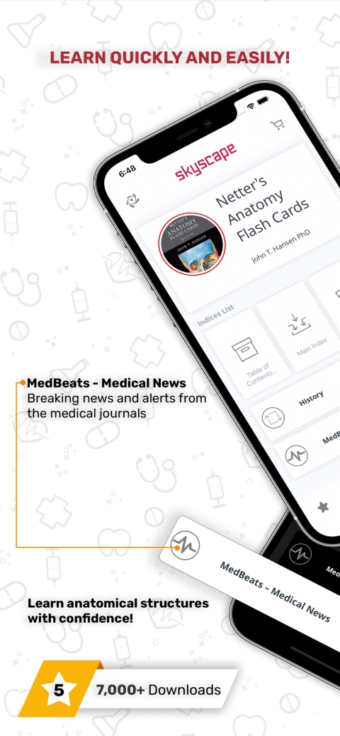 Cover image for book Netter's Anatomy Flash Cards, Mobile App