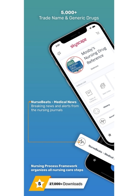 Cover image for book Mosby's Nursing Drug Reference, Mobile App