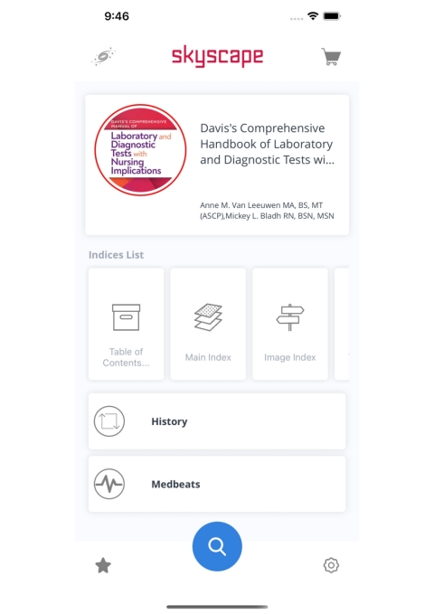 Online Resource Davis's Comprehensive Manual of Laboratory and Diagnostic Tests With Nursing Implication, Mobile App; $81.24