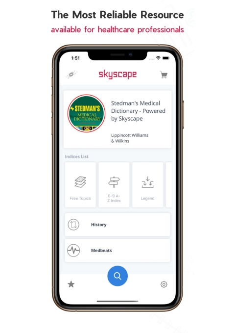 Cover image for book Stedman's Medical Dictionary, Mobile App