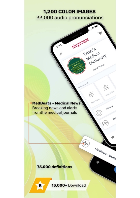 Cover image for book Taber's Cyclopedic Medical Dictionary, Mobile App